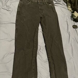 Rustler Men's Size 32 x 32 Black/Dark Gray Corduroy Pants